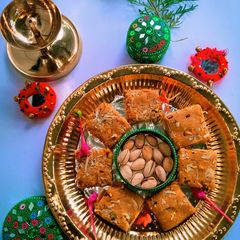 Besan Barfi A picture of Besan Barfi.