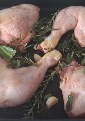 A picture of Baked Chicken Thighs.