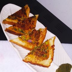A picture of Vegetables Stuff Bread Sandwich.