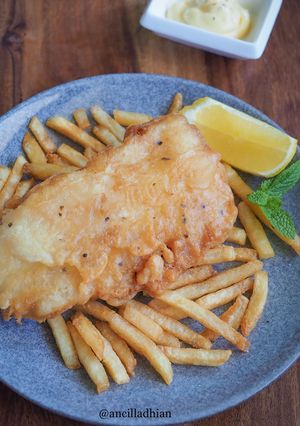 Foto resep Fish and Chips (no beer no soda)