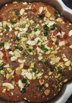 A picture of Wheat JAGGERY Cake.