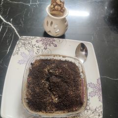 A picture of Wheat choco lava nutty cake.
