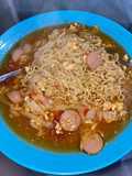 Mie Nyemek / Mie Tektek Kuah (Mie Kuah)