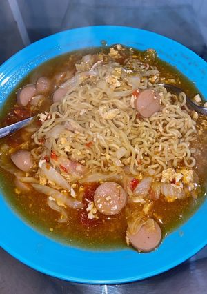 Foto resep Mie Nyemek / Mie Tektek Kuah (Mie Kuah)