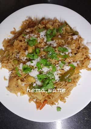 A picture of Tinda masale rice(Masale bhat).