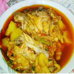 Chicken pepper soup A picture of Chicken pepper soup.