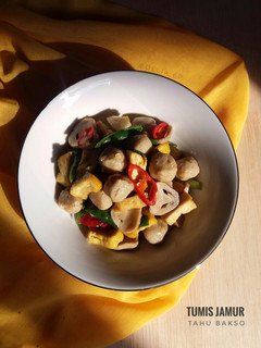 Foto resep Tumis Jamur Tahu Bakso