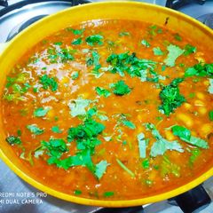 A picture of White Lobia Masala.