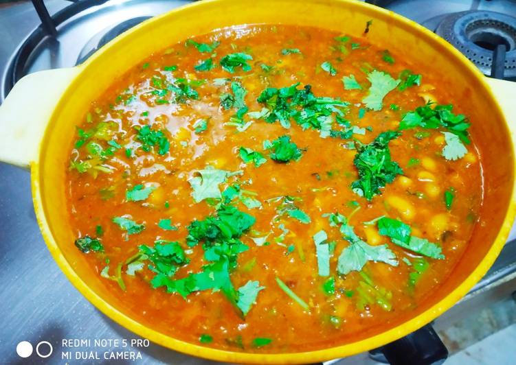 Recipe of Award-winning White Lobia Masala