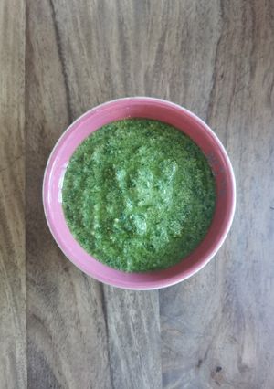Une photo de Pesto de basilic aux pignons de pin