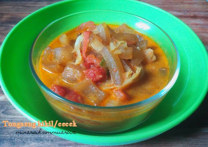 Resep Tongseng kikil/Cecek #341¹⁷, Bisa Manjain Lidah
