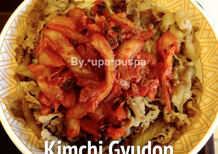 Bagaimana Menyiapkan Niiyama Kimchi Gyudon 🍀sukiya🍀, Bisa Manjain Lidah