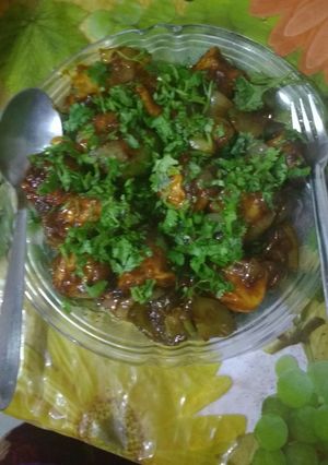 A picture of Chilli paneer.