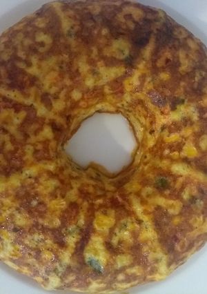Una foto de Budín de choclo y queso 🌽