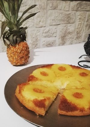 Une photo de Gâteau à l'ananas