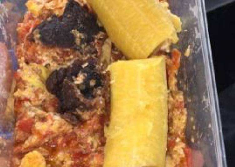 Recipe of Super Quick Homemade Boiled plantain with meat and egg sauce