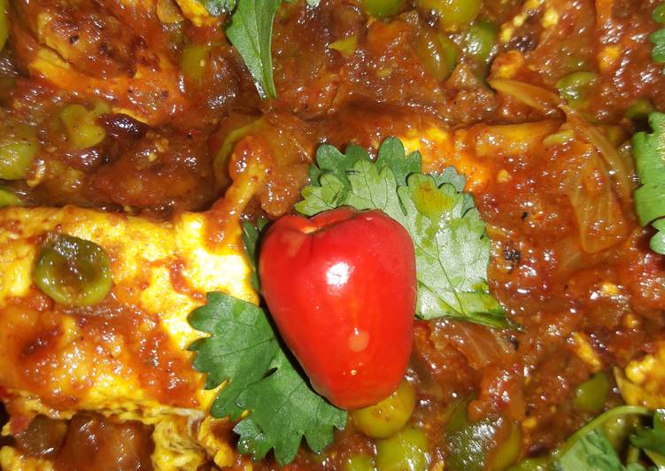 Easiest Way to Prepare Homemade Matar Paneer