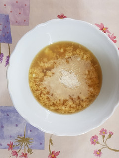 Foto di Stracciatella di casa mia, uova e brodo vegetale