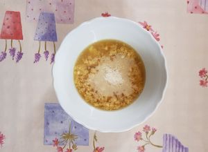 Foto di Stracciatella di casa mia, uova e brodo vegetale