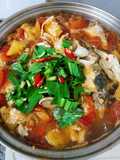 Canh chua bắp cải đầu cá