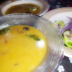 A picture of Moong ki simple dal.