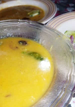 A picture of Moong ki simple dal.