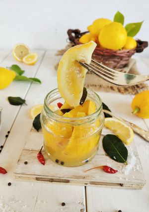 A picture of Preserved Lemons.