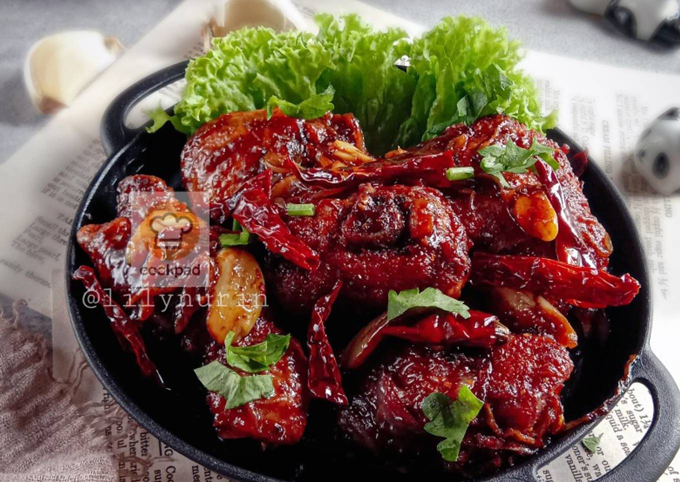 ayam sichuan kecil