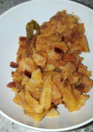 صورة لوصفة ايدام بدون لحم او دجاج 🍲🍞
