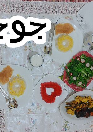 عکسی از دستور جوجه زعفرونی
