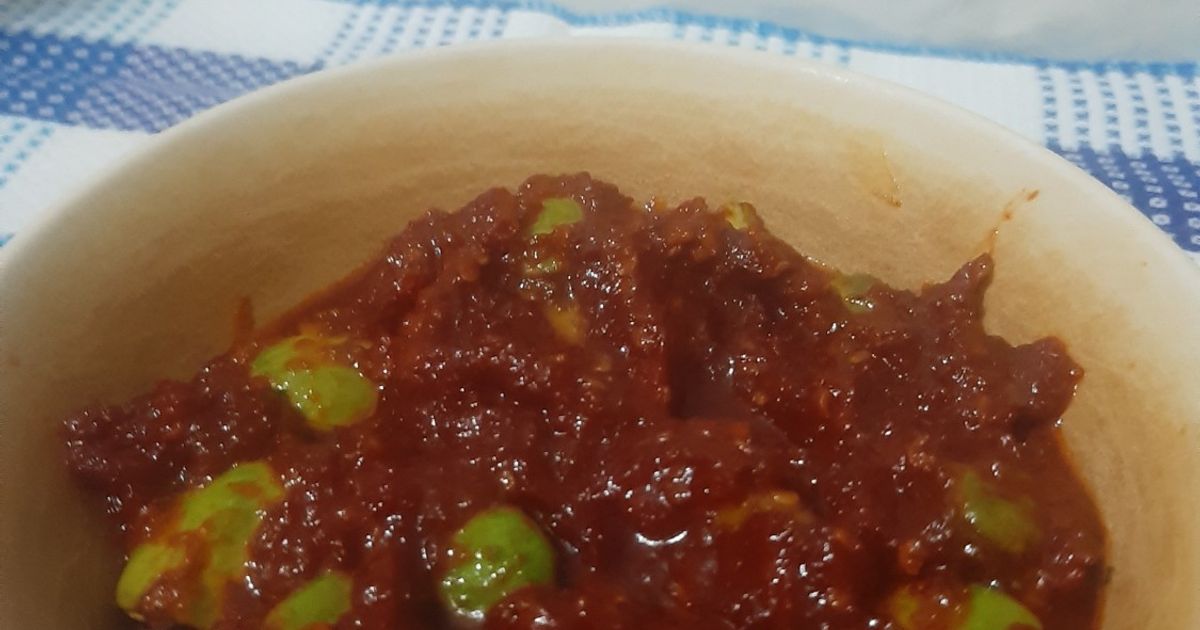 Sambel PTT(Pete tomat terasi)