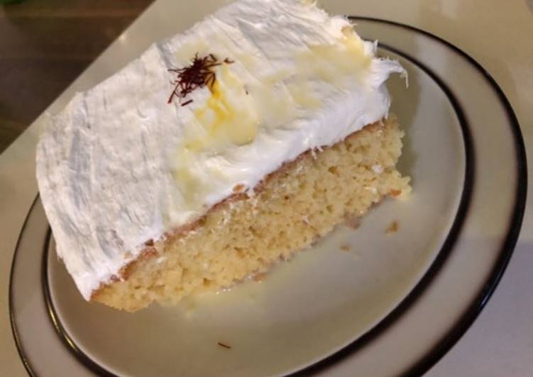 MAKE ADDICT! Recipes Saffron milk cake 🍰