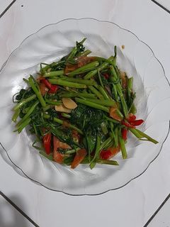Foto resep Cah kangkung Tumis