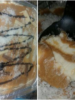 Una foto de Pave de dulce de leche