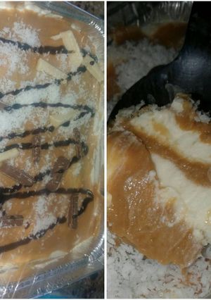 Una foto de Pave de dulce de leche