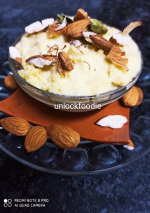 A picture of Mithai Rabdi.