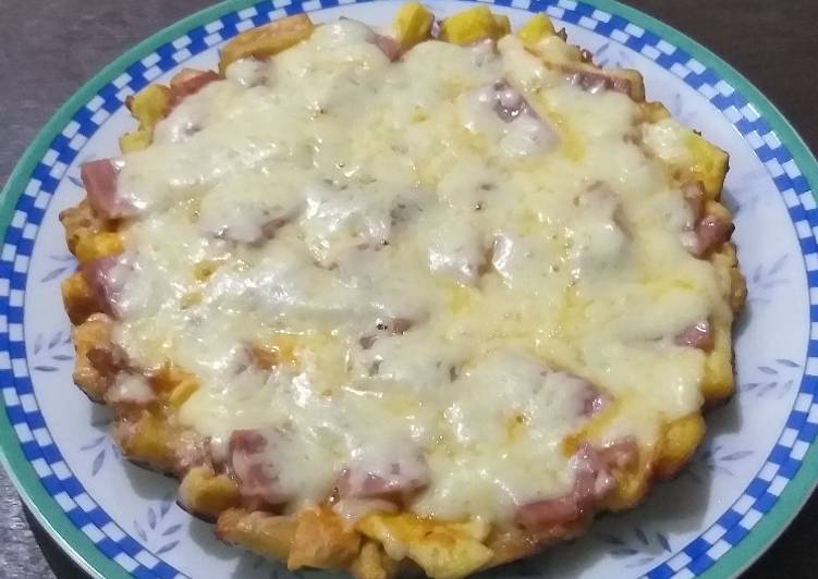 Resep pizza roti tawar teflon