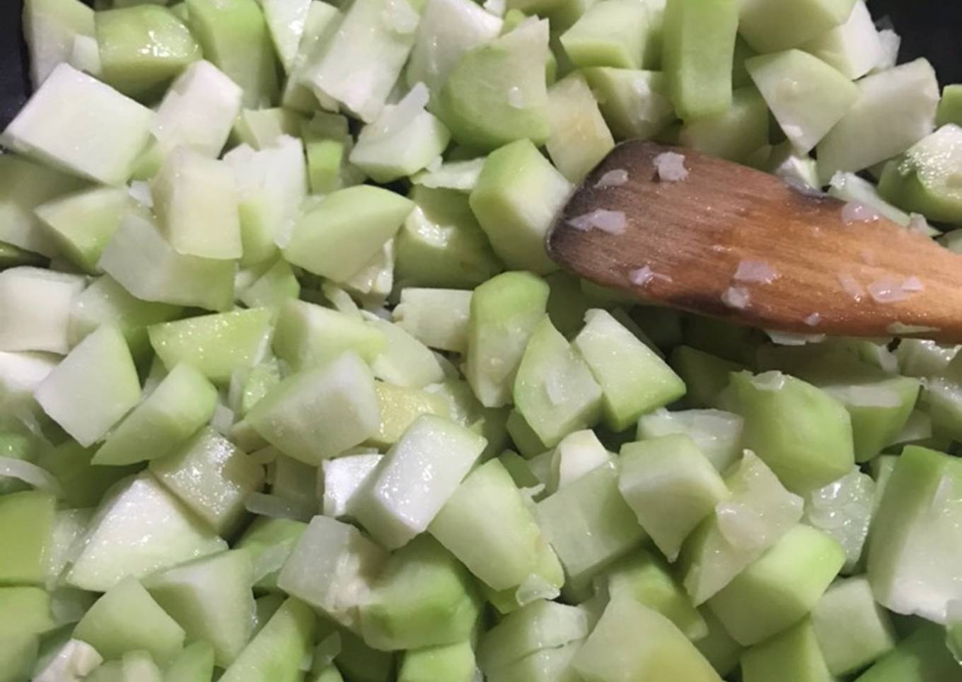 Chayotes a la mantequilla