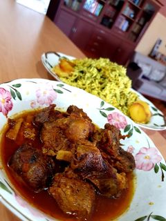 عکسی از دستور باقالی پلو با ماهیچه💥