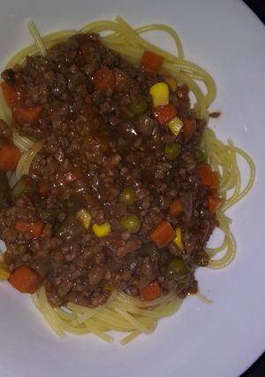 A picture of Mince stew.