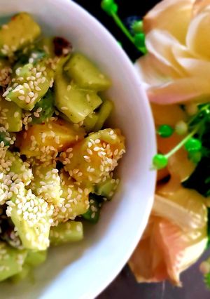 A picture of Green salad💚💚.