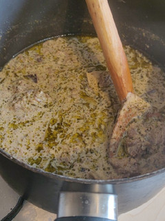 A picture of Kashmiri Lamb Yakhni (Lamb with Mint Yoghurt curry).