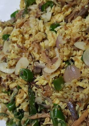 Foto resep Oseng oseng telur peda praktis