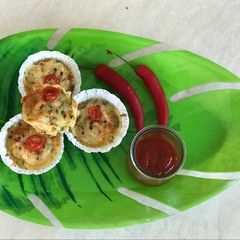 A picture of Semolina muffins.