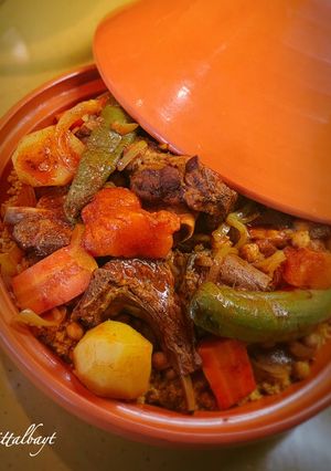 A picture of Libyan-Style Couscous.