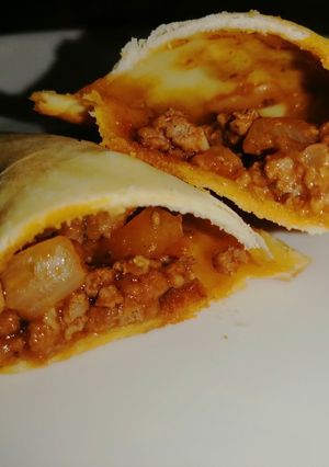 Una foto de Empanadas rellenas de carne estofada