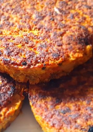 Una foto de Hamburguesas de Zanahoria