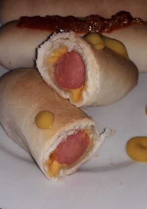 Una foto de Salchichas envueltas