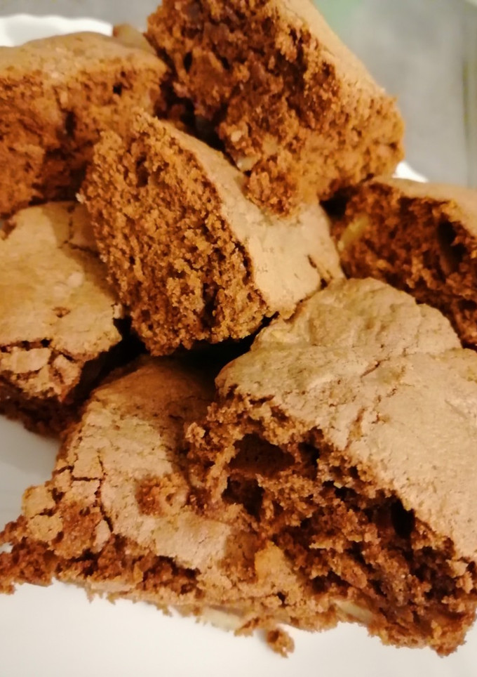 Una foto de Brownies de chocolate