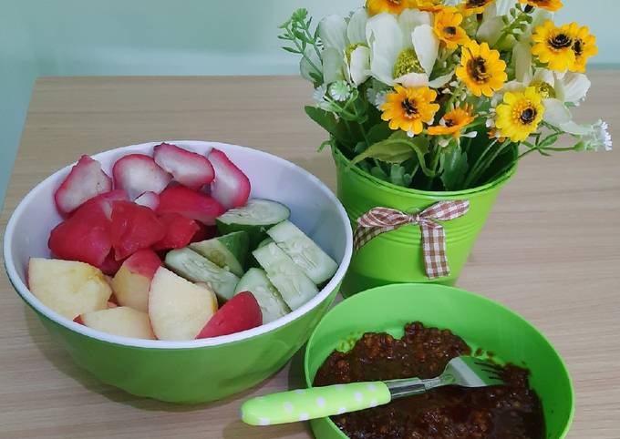 Rujak Bumbu Kacang Mete Instan